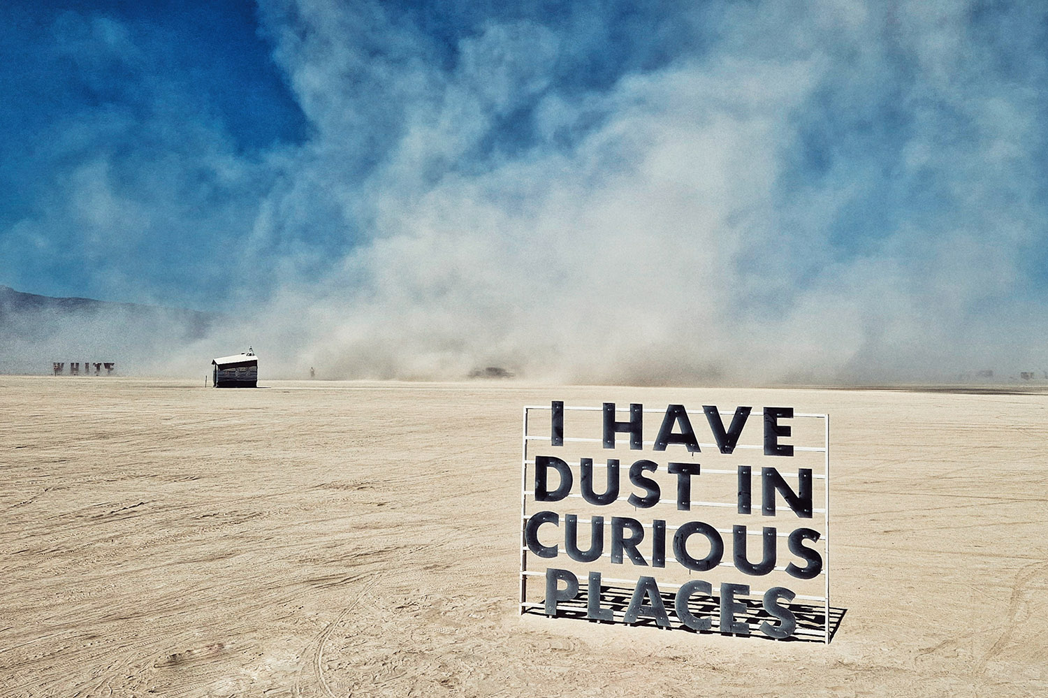 I have dust in curious places